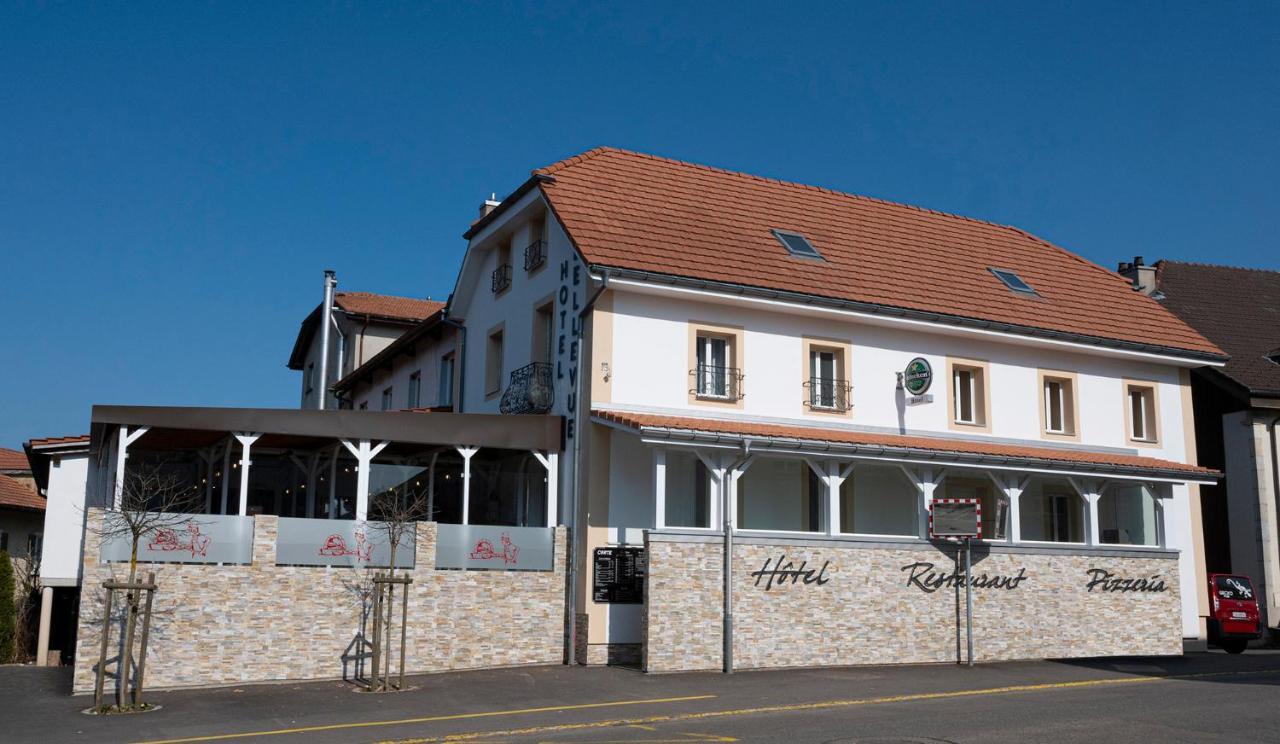 Hotel Bellavista "Bellevue" Saignelégier Exterior foto